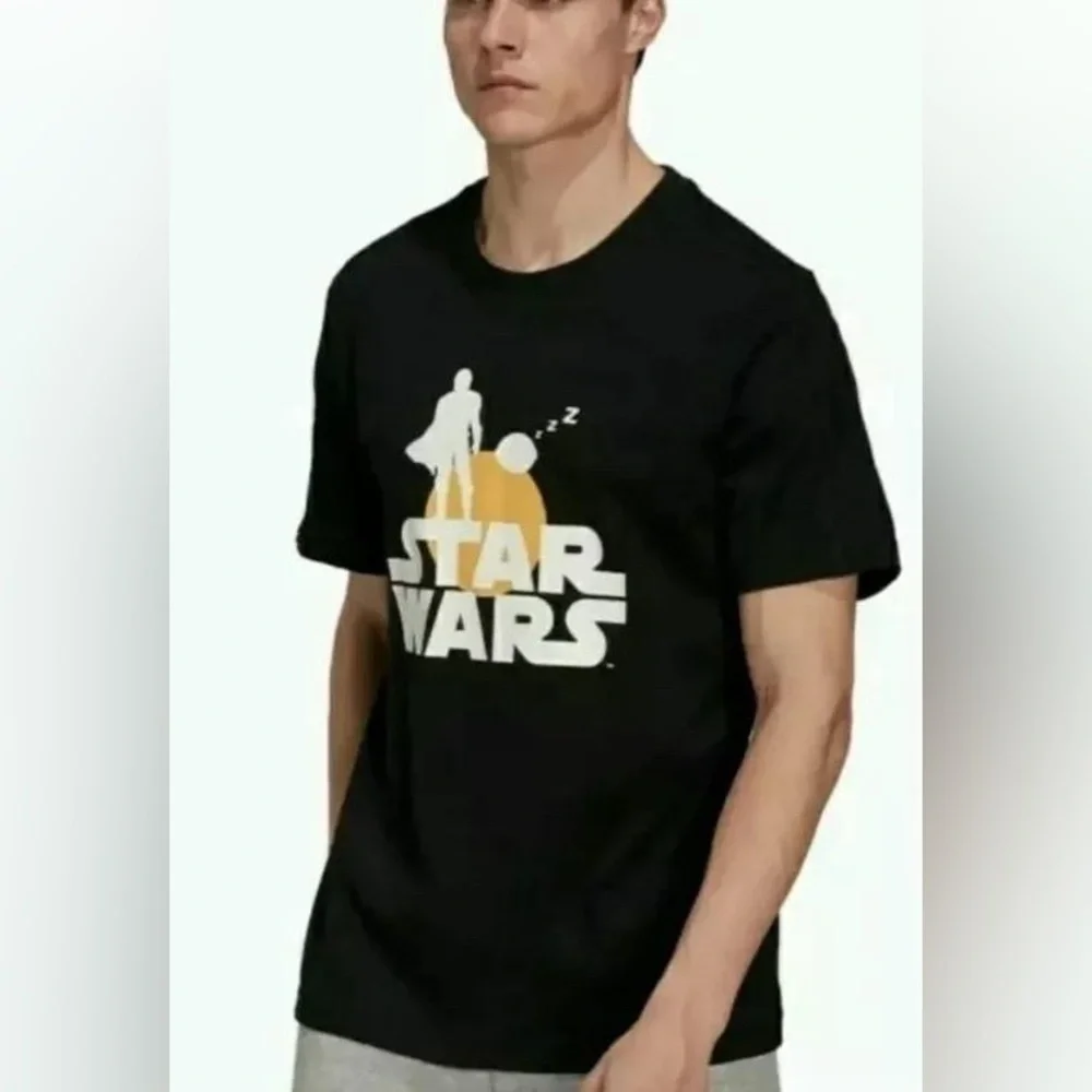 T-SHIRT MAN ADIDAS X STAR WARS: THE MANDALORIAN GRAPHIC TEE - size small